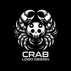 Crab Vector Logo Design