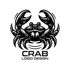 Crab Vector Logo Design