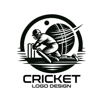 Cricket Vector Logo Design