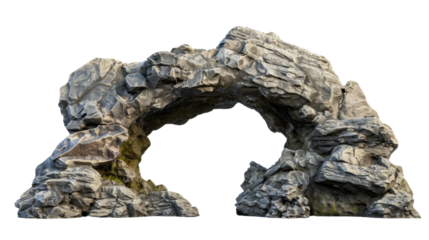 Arch tunnel entrance natural rock cave