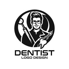 Dentist Vector Logo Design