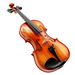 Isolated classical violin. Violin for music events