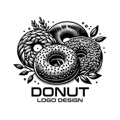 Donut Vector Logo Design