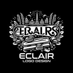 Obraz premium Eclair Vector Logo Design
