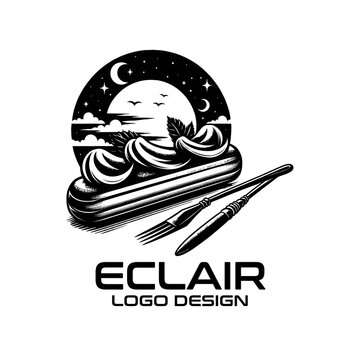 Eclair Vector Logo Design