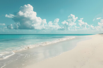 Obraz premium Sunrise over beach in Cancun