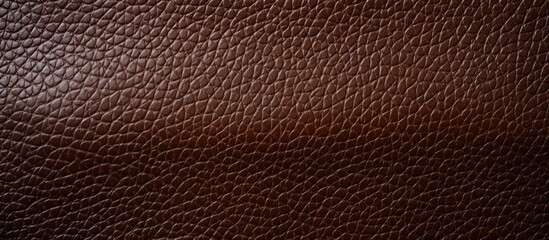 Brown leather surface - obrazy, fototapety, plakaty