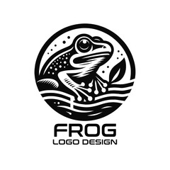 Frog Vector Logo Design