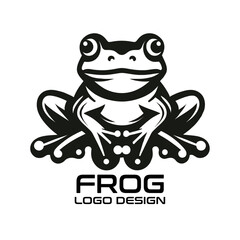 Frog Vector Logo Design