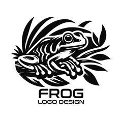 Frog Vector Logo Design