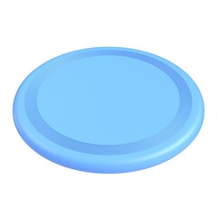Blue frisbee 3D