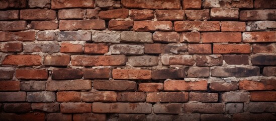 Fototapeta premium A wall constructed of various bricks