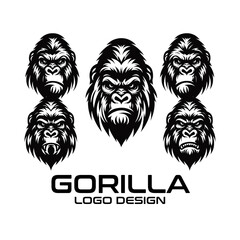 Gorilla Vector Logo Design