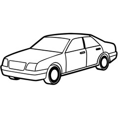 car isolated on white