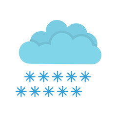 weather forecast icon, seasons clouds label, cloudy, weather forecast on white background, seasons clouds logo, vector artwork
