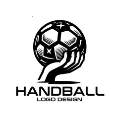 Handball Vector Logo Design