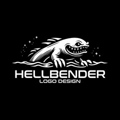 Hellbender Vector Logo Design