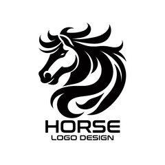 Horse Vector Logo Design