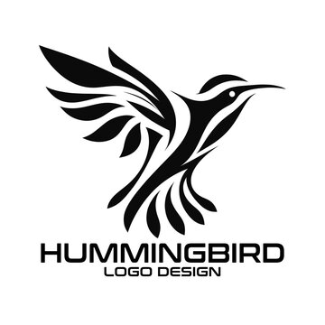 Hummingbird Vector Logo Design