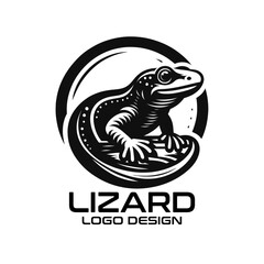 Lizard Vector Logo Design 