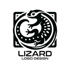Lizard Vector Logo Design 