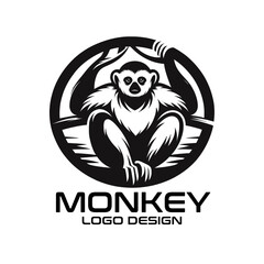 Monkey Vector Logo Design