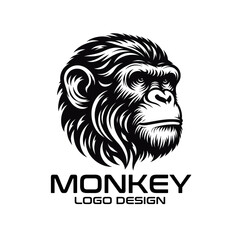 Monkey Vector Logo Design