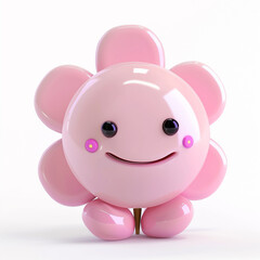 Playful Pink Delight: A  3D toy flower for Kids and Families