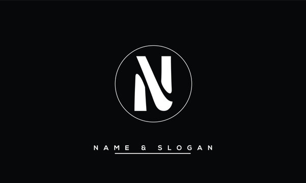 N Abstract Letter Logo Monogram