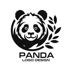Panda Vector Logo Design