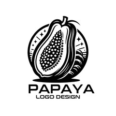 Papaya Vector Logo Design © isuru