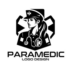 Paramedic Vector Logo Design © isuru
