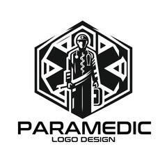Paramedic Vector Logo Design © isuru