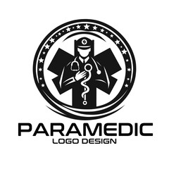 Paramedic Vector Logo Design © isuru