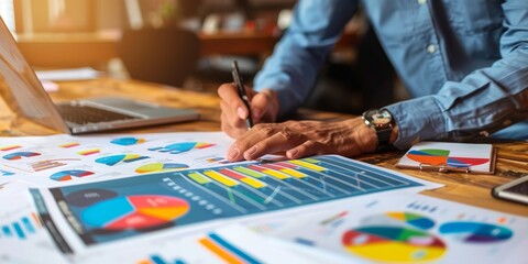 Fototapeta premium contemporary business concept