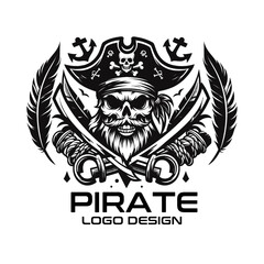 Pirate Vector Logo Design