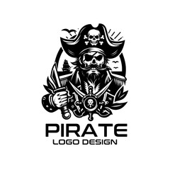 Pirate Vector Logo Design