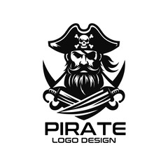 Pirate Vector Logo Design