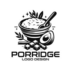 Porridge Vector Logo Design