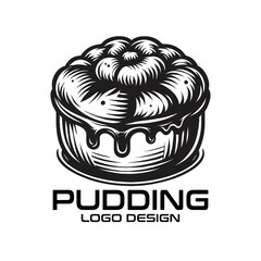 Pudding Vector Logo Design
