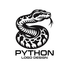 Python Vector Logo Design