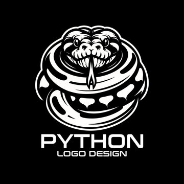 Python Vector Logo Design