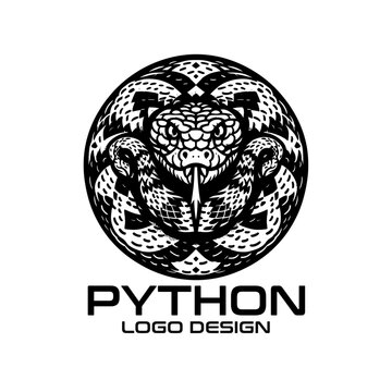 Python Vector Logo Design