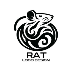 Rat Vector Logo Design