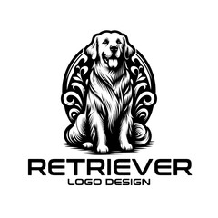 Retriever Vector Logo Design