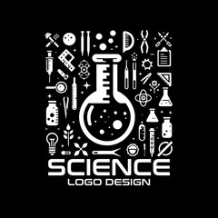 Science Vector Logo Design