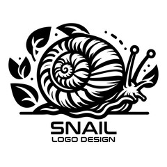 Snail Vector Logo Design