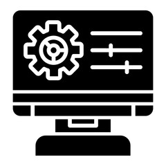 Web Management glyph icon