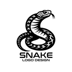 Fototapeta premium Snake Vector Logo Design