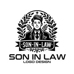 Son In Law Vector Logo Design